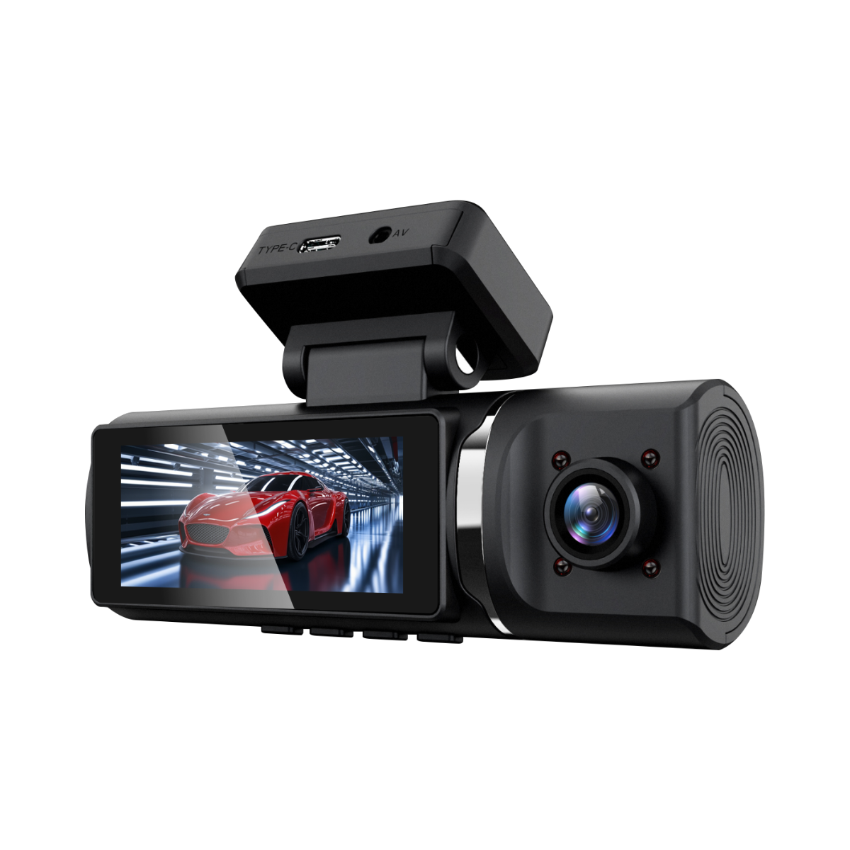 4K 3-Lens Inside Vehicle Dash Cam